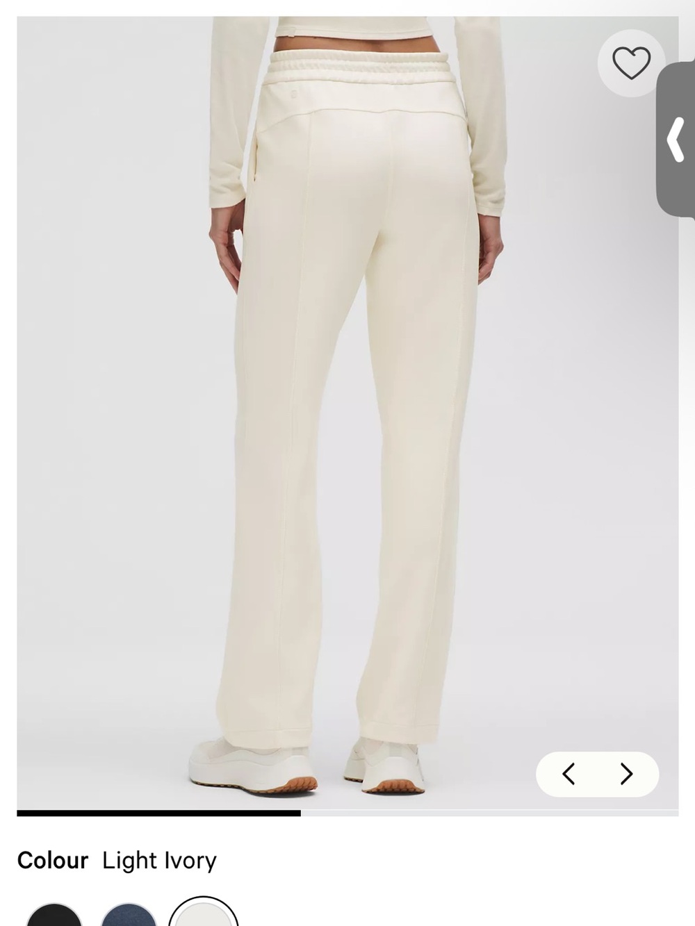 lululemon Softstreme High-Rise Pant
Regular
athletica Light Ivory Wide-Leg Pants